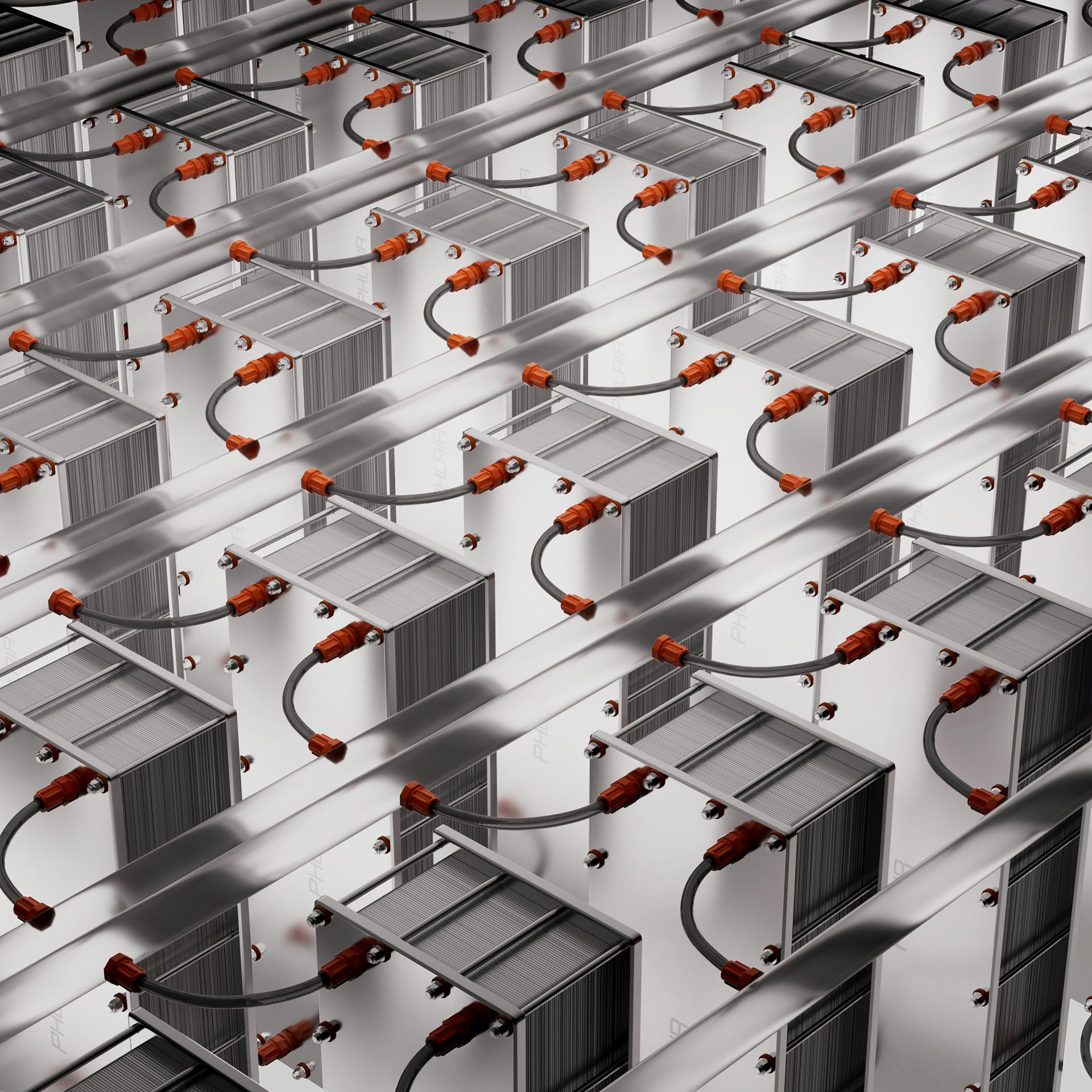 A large group of different types of batteries